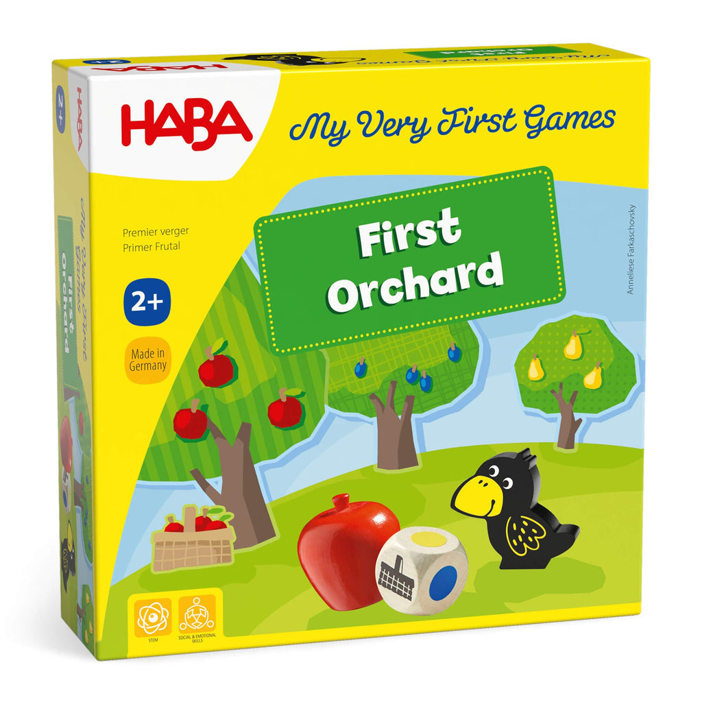 HABA My First Orchard game box