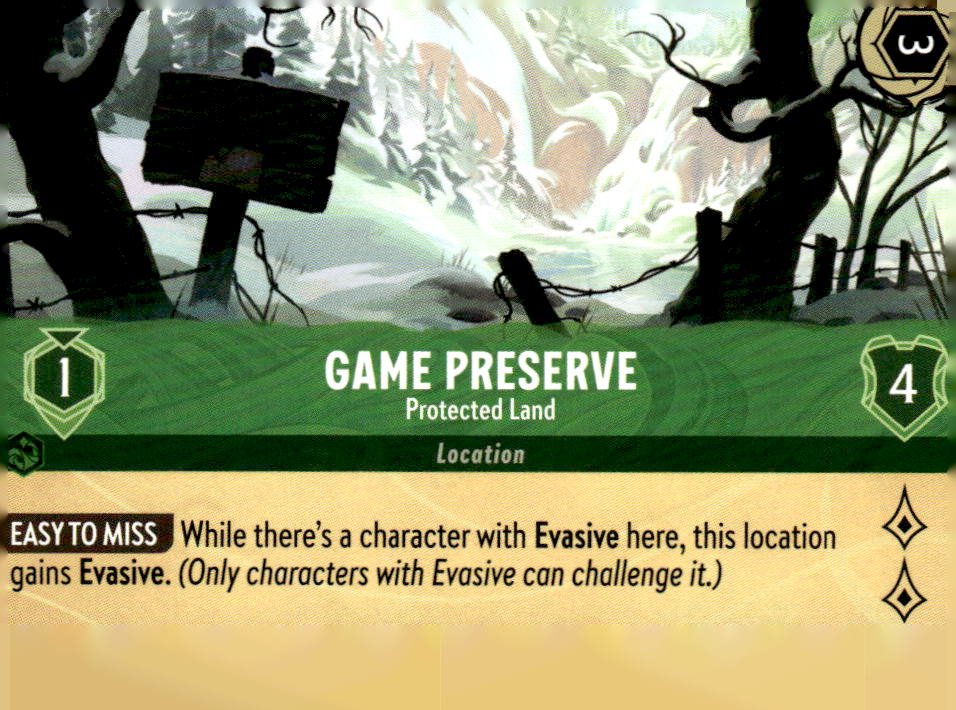 Game Preserve - Protected Land