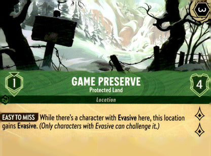 Game Preserve - Protected Land