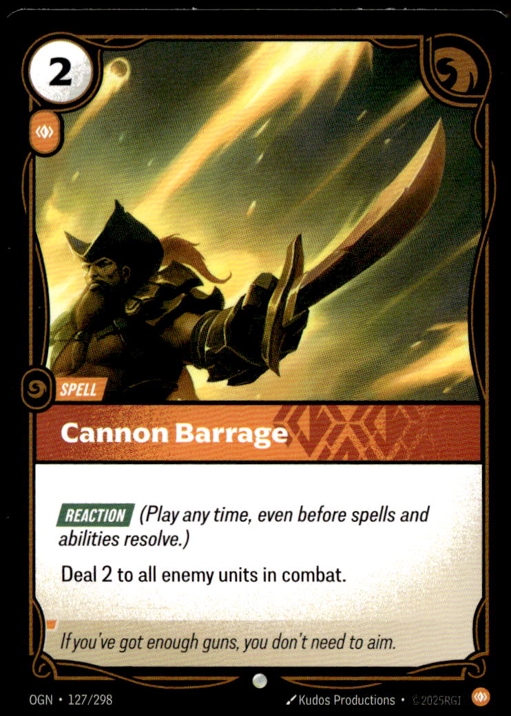 Cannon Barrage