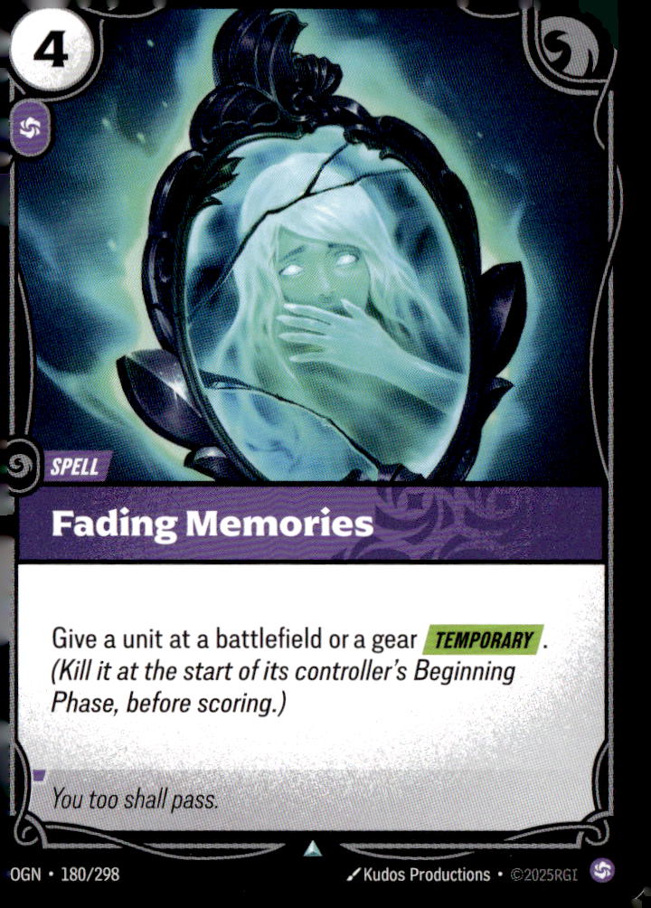 Fading Memories
