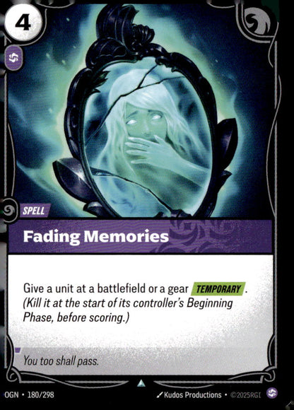 Fading Memories