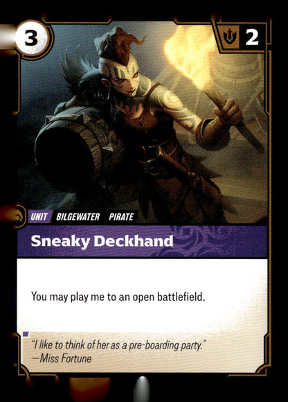 Sneaky Deckhand