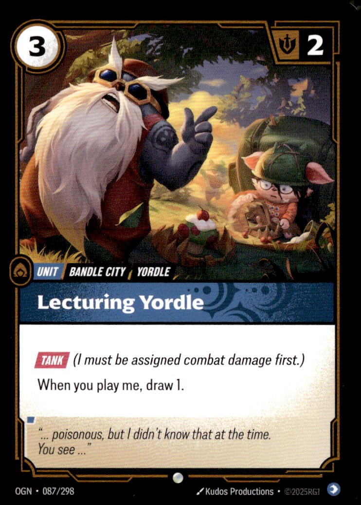 Lecturing Yordle