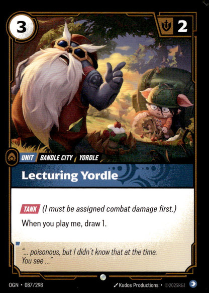 Lecturing Yordle
