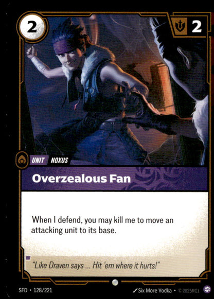 Overzealous Fan