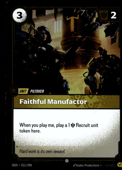 Faithful Manufactor