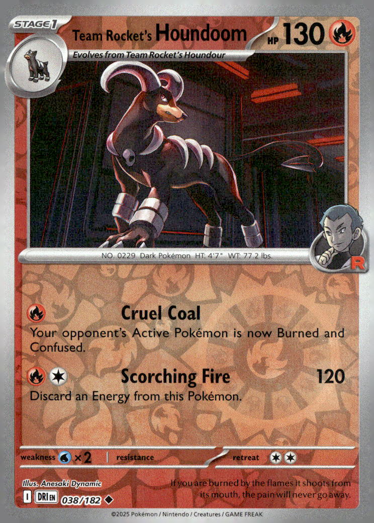 Team Rocket's Houndoom - 038/182