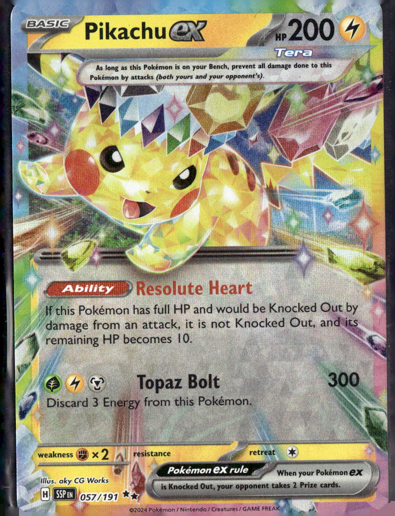 Pikachu ex - 057/191