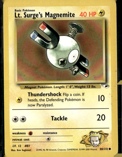 Lt. Surge's Magnemite (80)