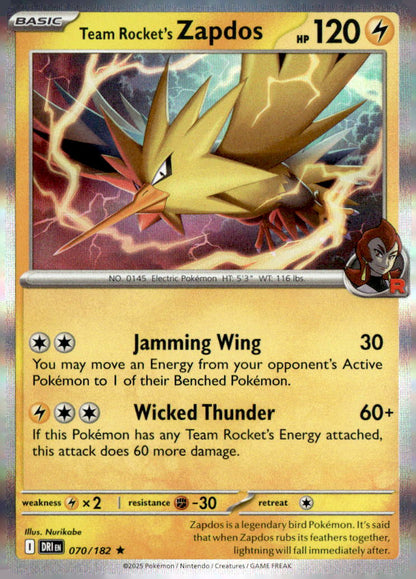 Team Rocket's Zapdos