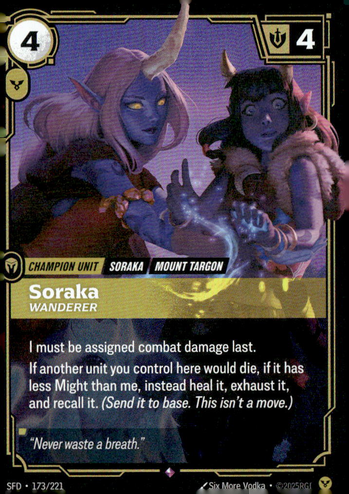 Soraka, Wanderer