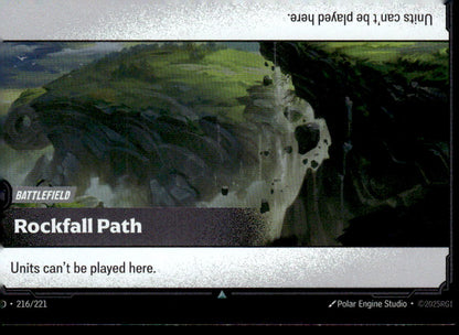 Rockfall Path