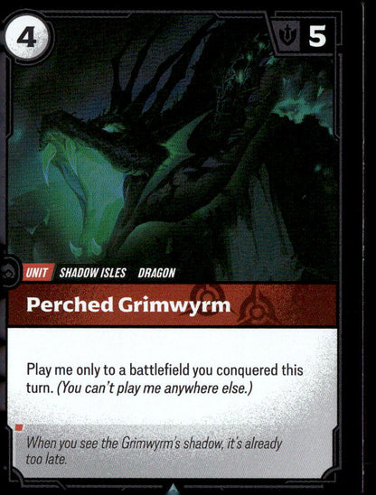 Perched Grimwyrm