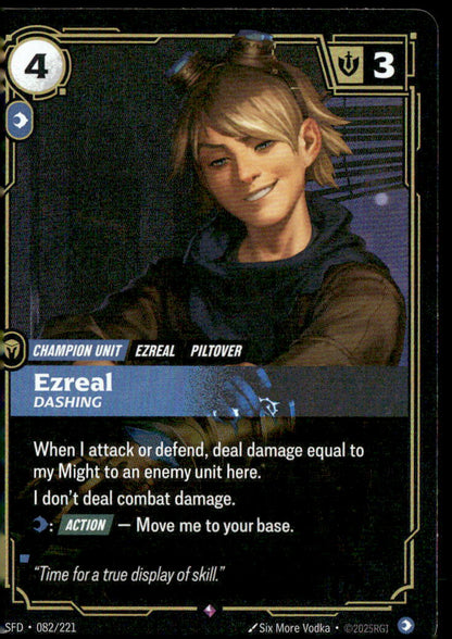 Ezreal, Dashing