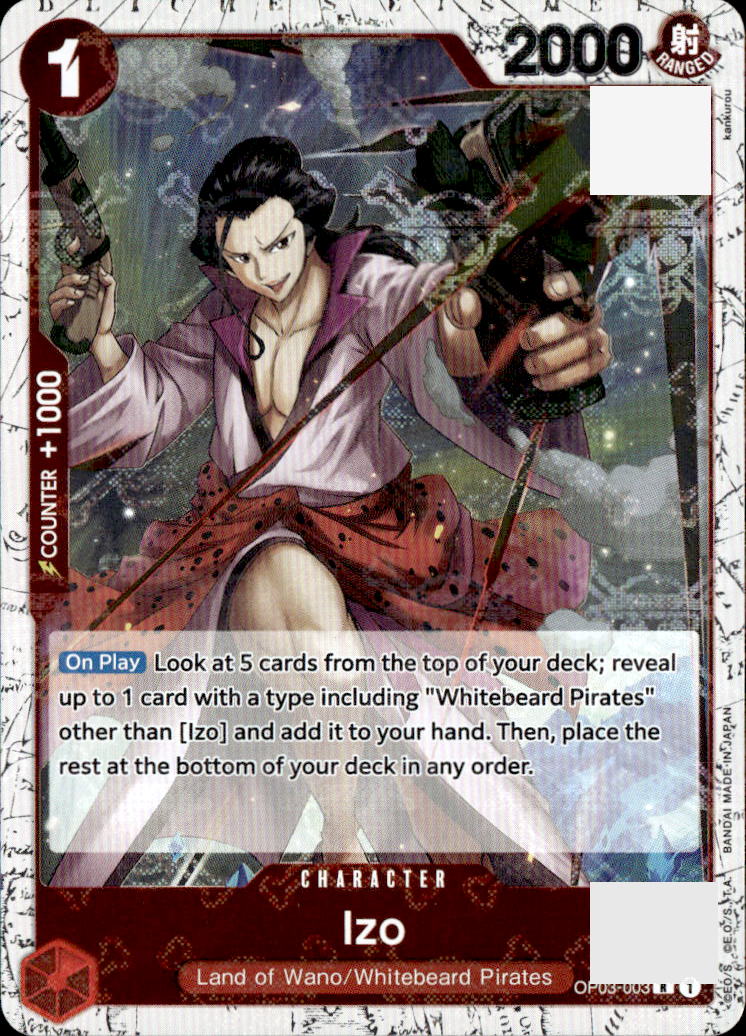 Izo (OP03-003) (Jolly Roger Foil)