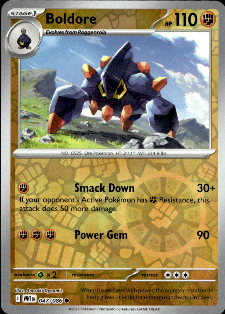 Boldore | Lightly Played / English / Reverse Holofoil