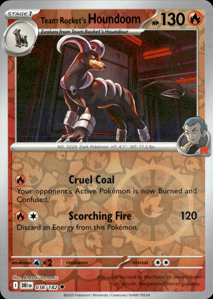Team Rocket's Houndoom - 038/182