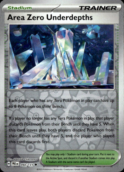 Area Zero Underdepths