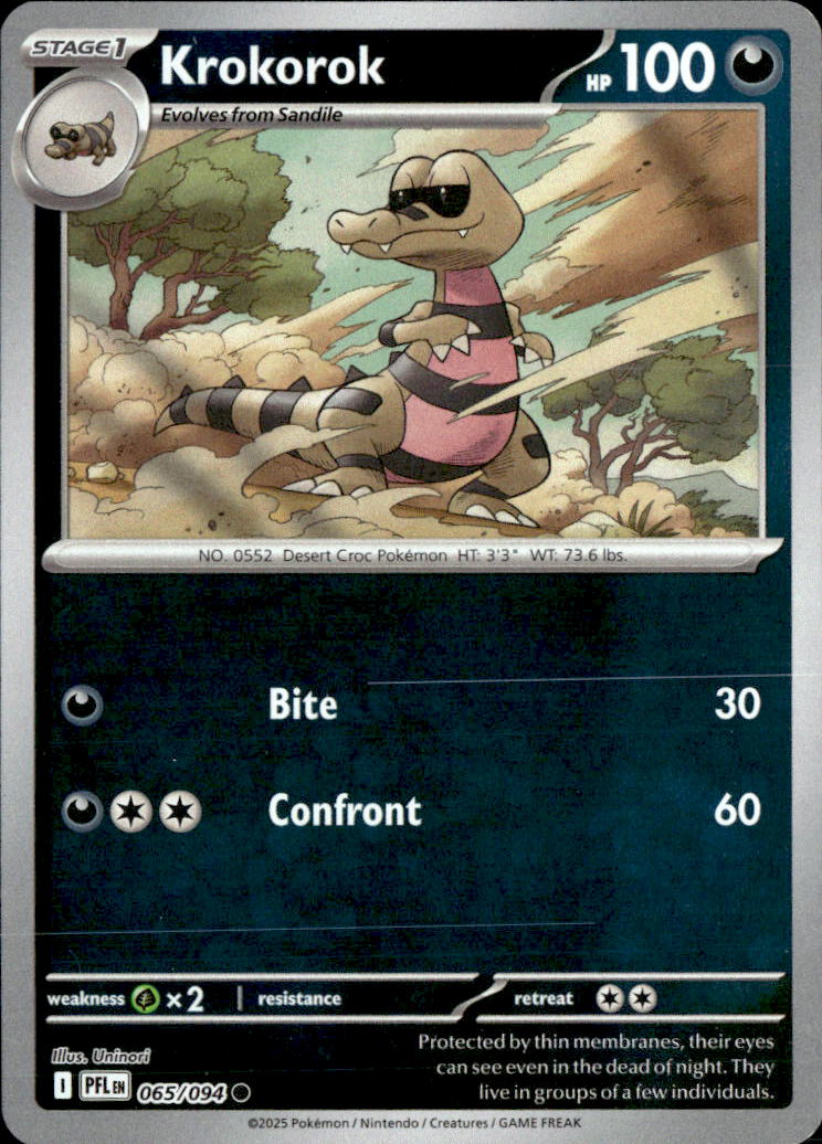 Krokorok | Lightly Played / English / Reverse Holofoil