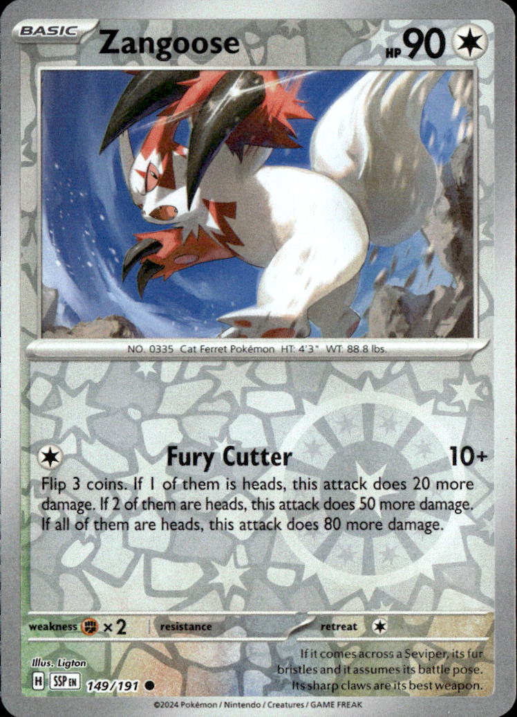 Zangoose | Lightly Played / English / Reverse Holofoil
