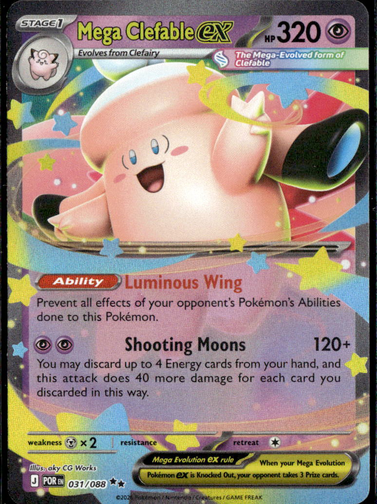 Mega Clefable ex - 031/088