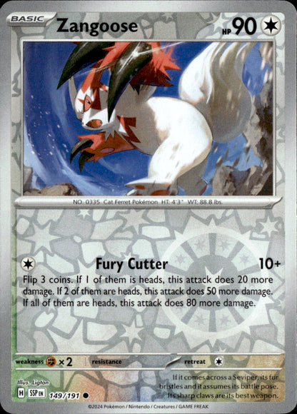 Zangoose | Lightly Played / English / Reverse Holofoil