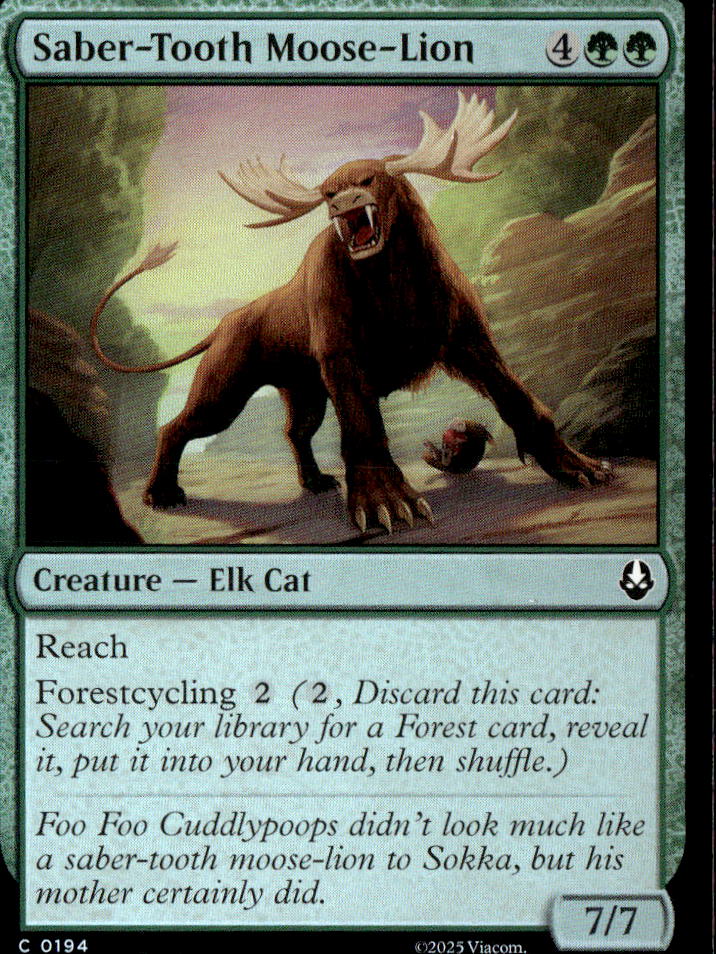 Saber-Tooth Moose-Lion
