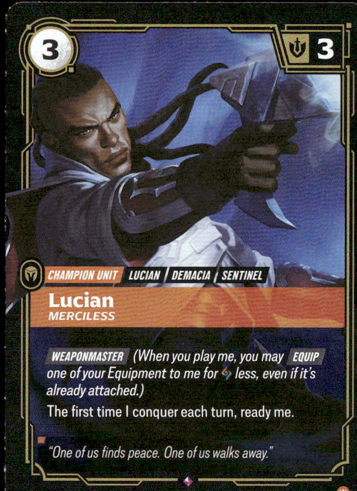 Lucian, Merciless
