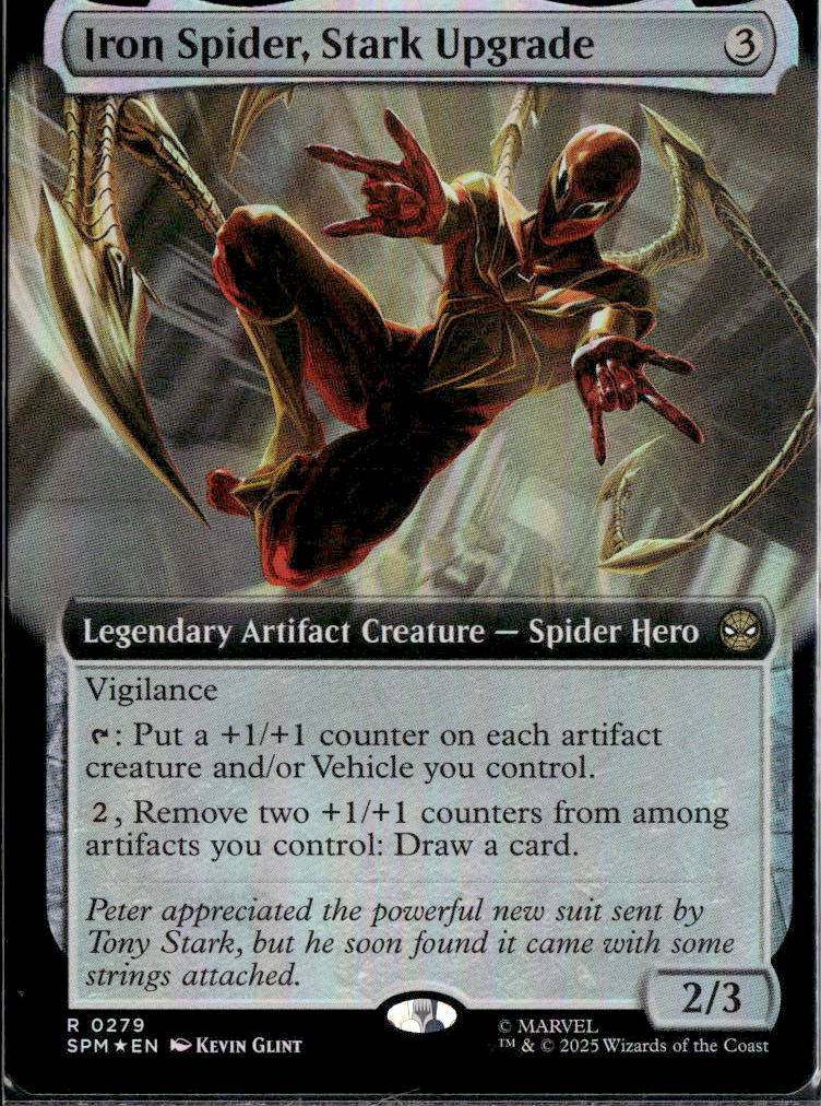Iron Spider, Stark Upgrade (Extended Art) | Near Mint / English / Foil