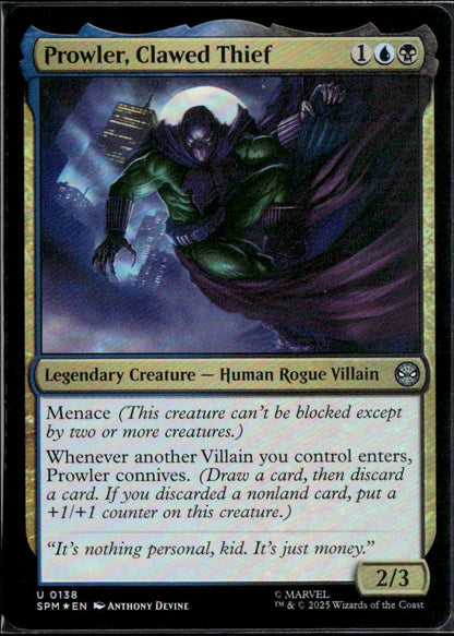 Prowler, Clawed Thief