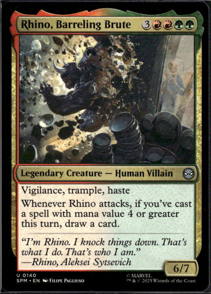Rhino, Barreling Brute
