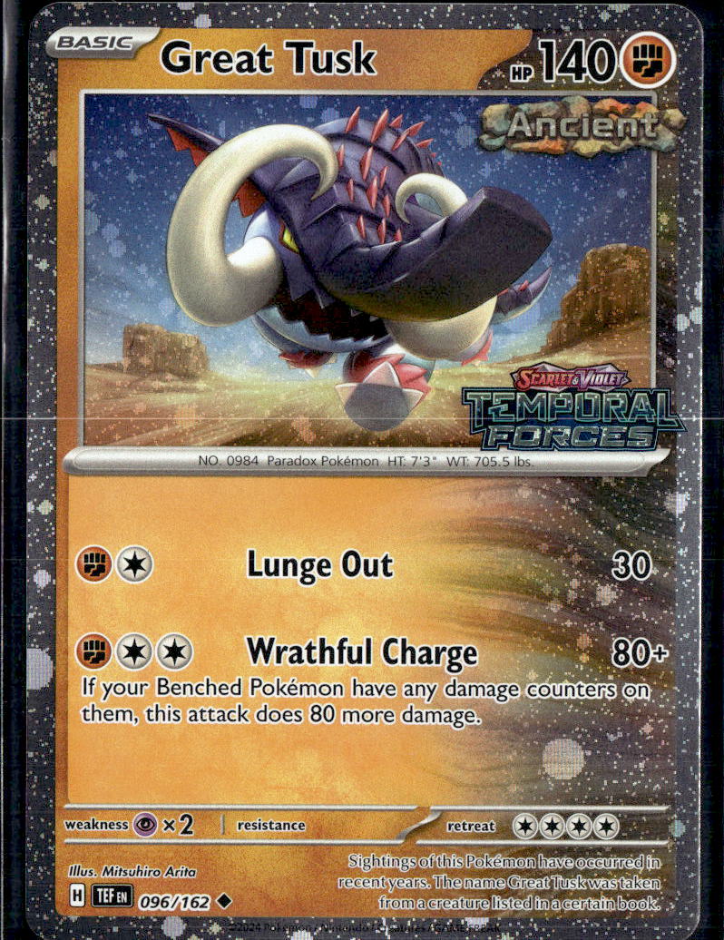 Great Tusk - 096/162 (Temporal Forces Stamped)