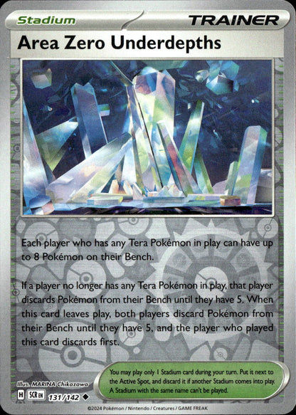 Area Zero Underdepths - 131/142