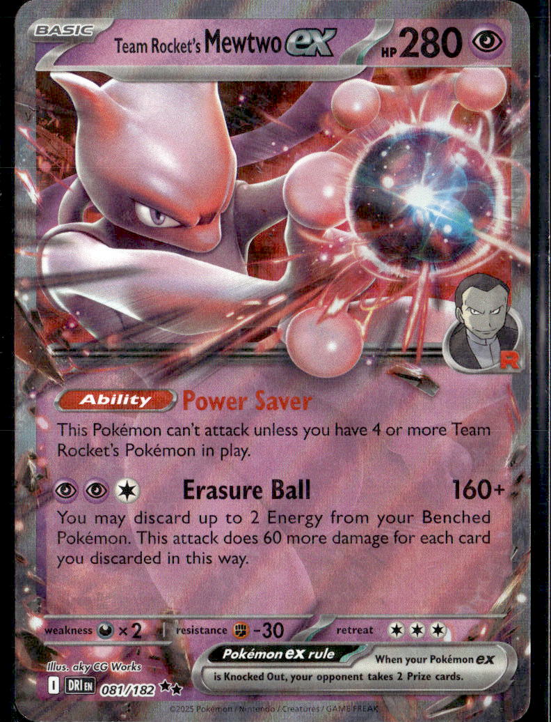 Team Rocket's Mewtwo ex - 081/182