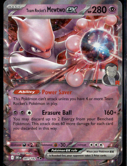 Team Rocket's Mewtwo ex - 081/182