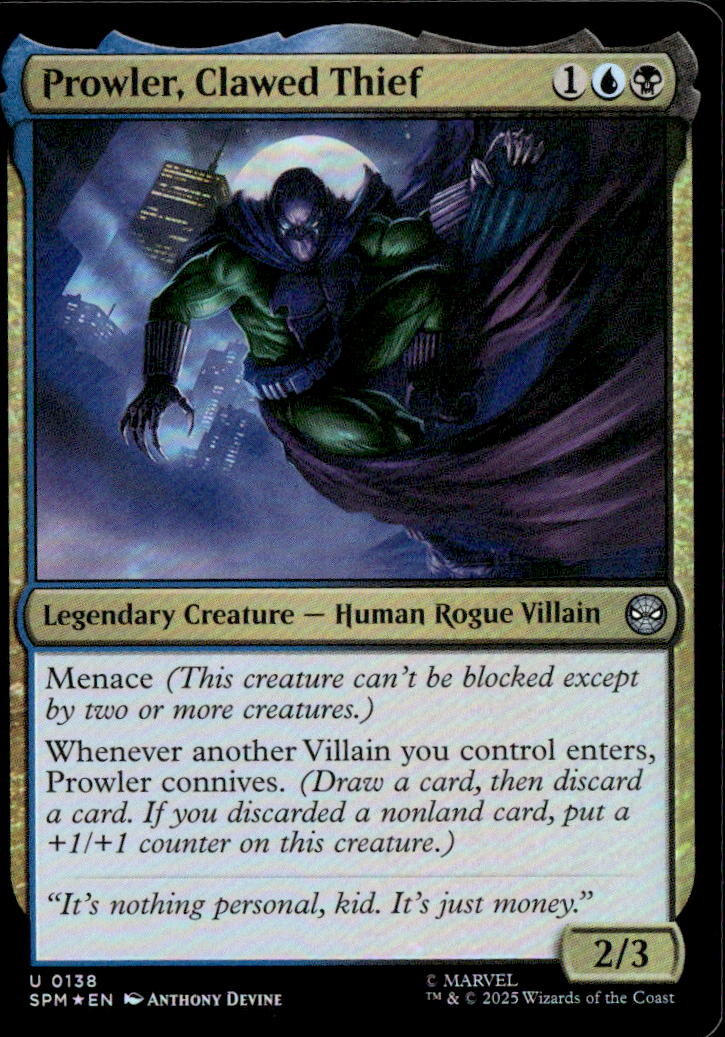 Prowler, Clawed Thief