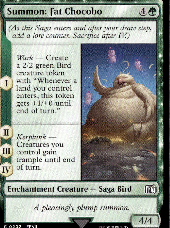 Summon: Fat Chocobo