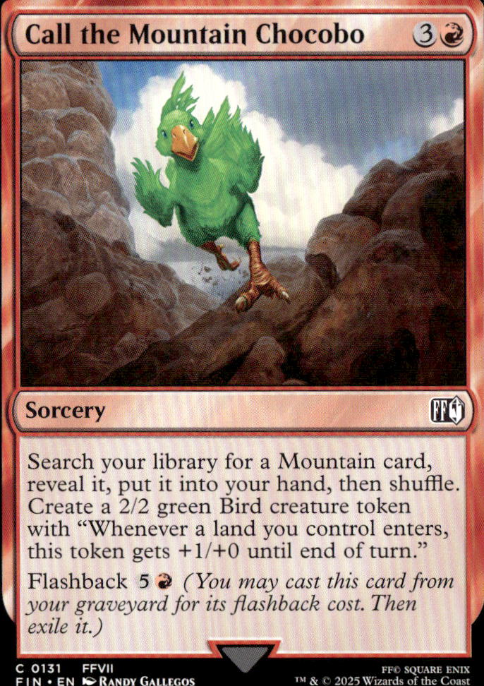 Call the Mountain Chocobo
