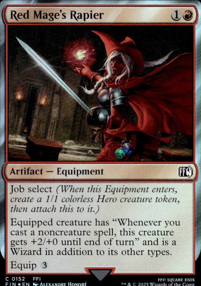 Red Mage's Rapier | Near Mint / English / Foil