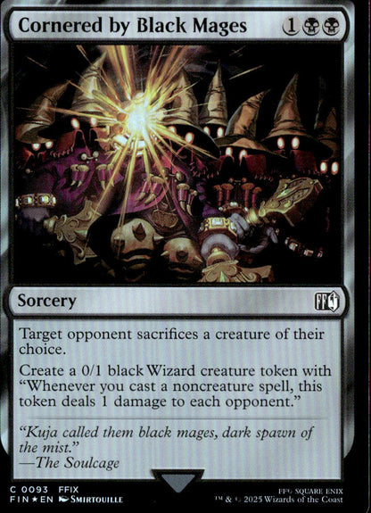 Cornered by Black Mages | Near Mint / English / Foil