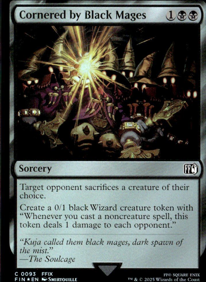 Cornered by Black Mages | Near Mint / English / Foil
