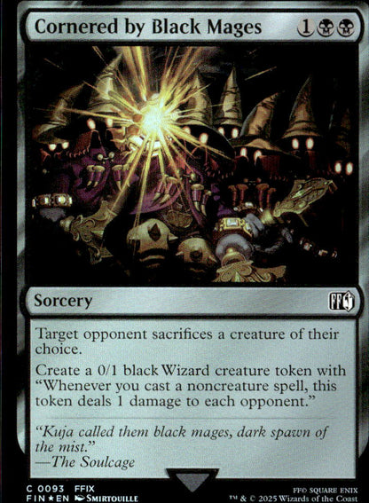 Cornered by Black Mages | Near Mint / English / Foil