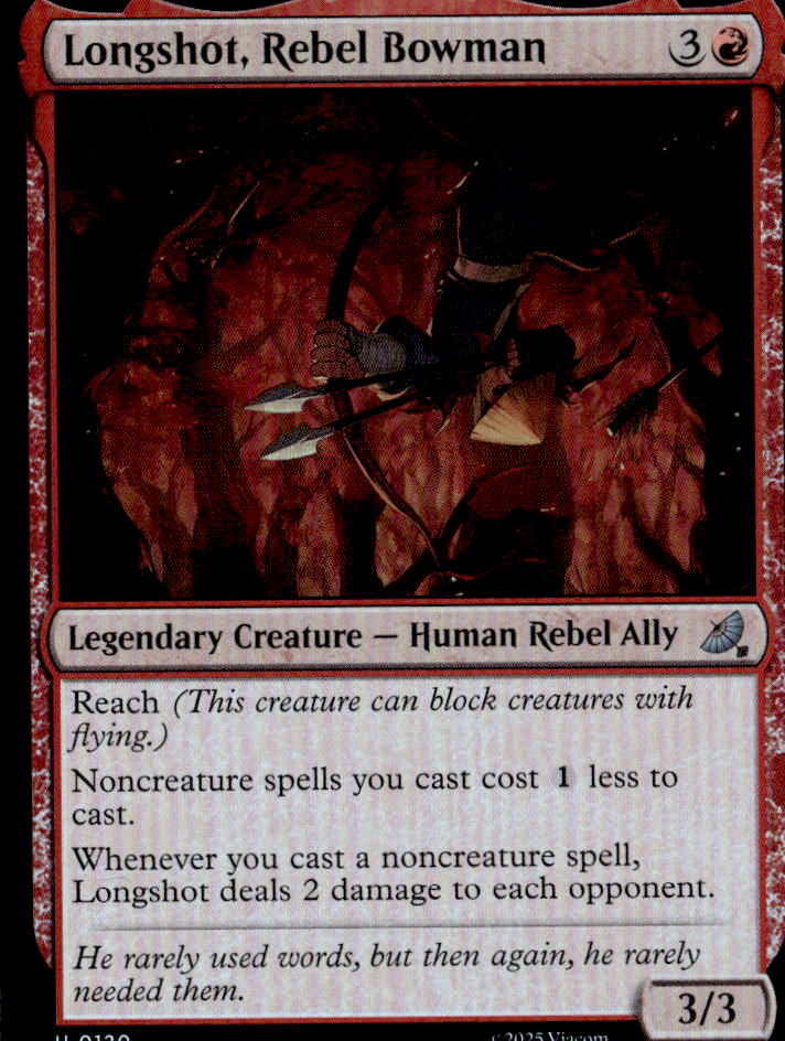 Longshot, Rebel Bowman