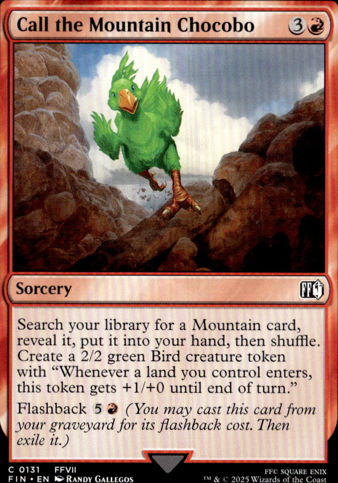 Call the Mountain Chocobo