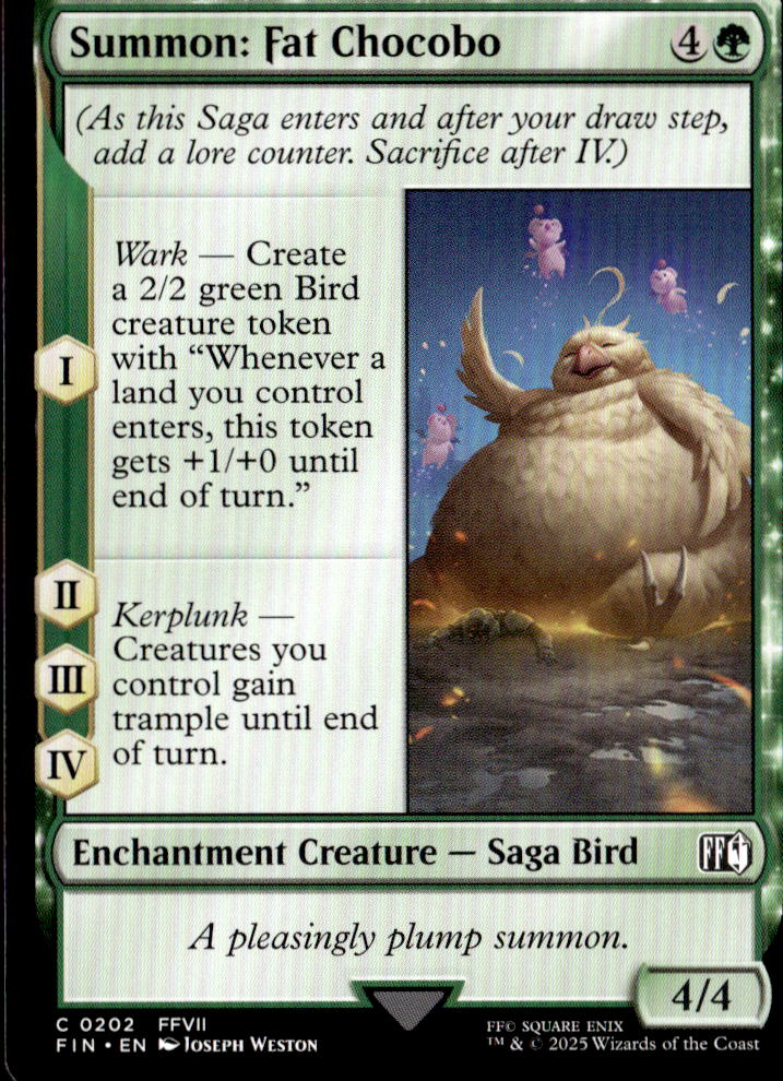 Summon: Fat Chocobo