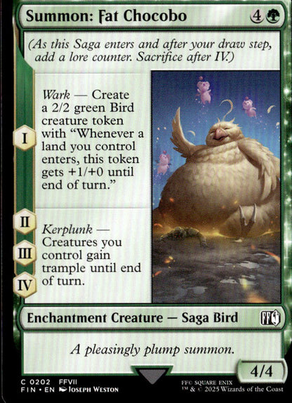 Summon: Fat Chocobo