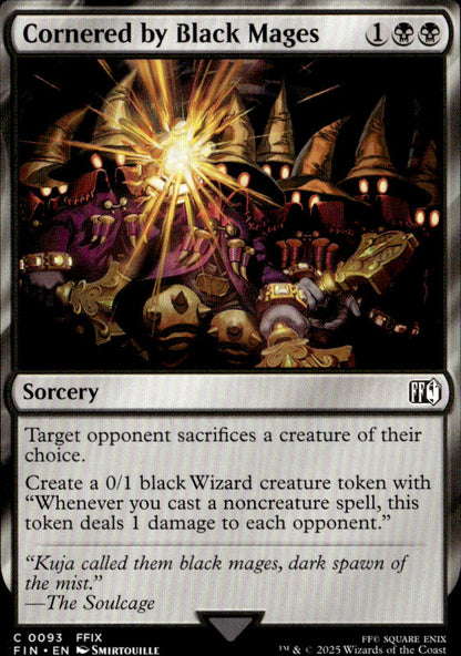 Cornered by Black Mages | Near Mint / English / Normal