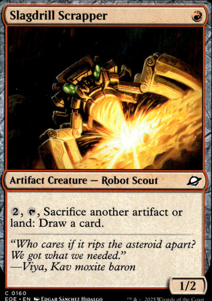 Slagdrill Scrapper