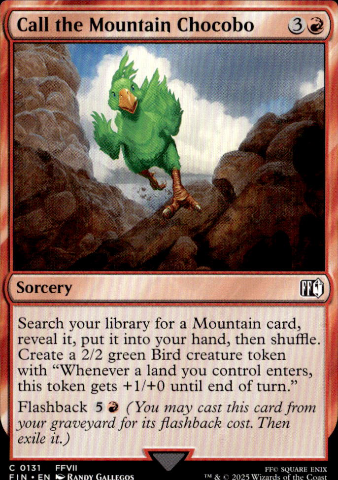 Call the Mountain Chocobo
